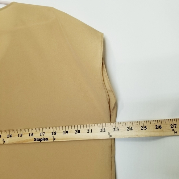 Talbots Large Blouse Gold Beaded With Rhinestones. NWT - Picture 16 of 16